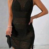 Brigitte - Knit Cover Up Dress