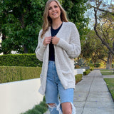 Amelia - Popcorn Knit Cardigan