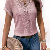 Chloé - Knit Short Sleeve Top