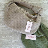 Woven Bag mini suede