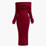 Calista Knitted Maxi Dress