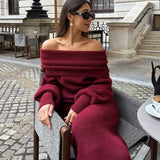 Calista Knitted Maxi Dress
