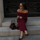 Calista Knitted Maxi Dress