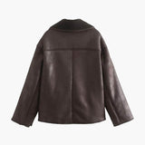 Laila Faux Leather Jacket