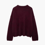 Shiela Burgundy Pullover