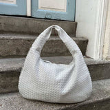 Suede Woven Bag XL