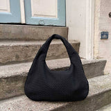 Suede Woven Bag XL