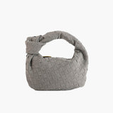 Woven Bag mini suede