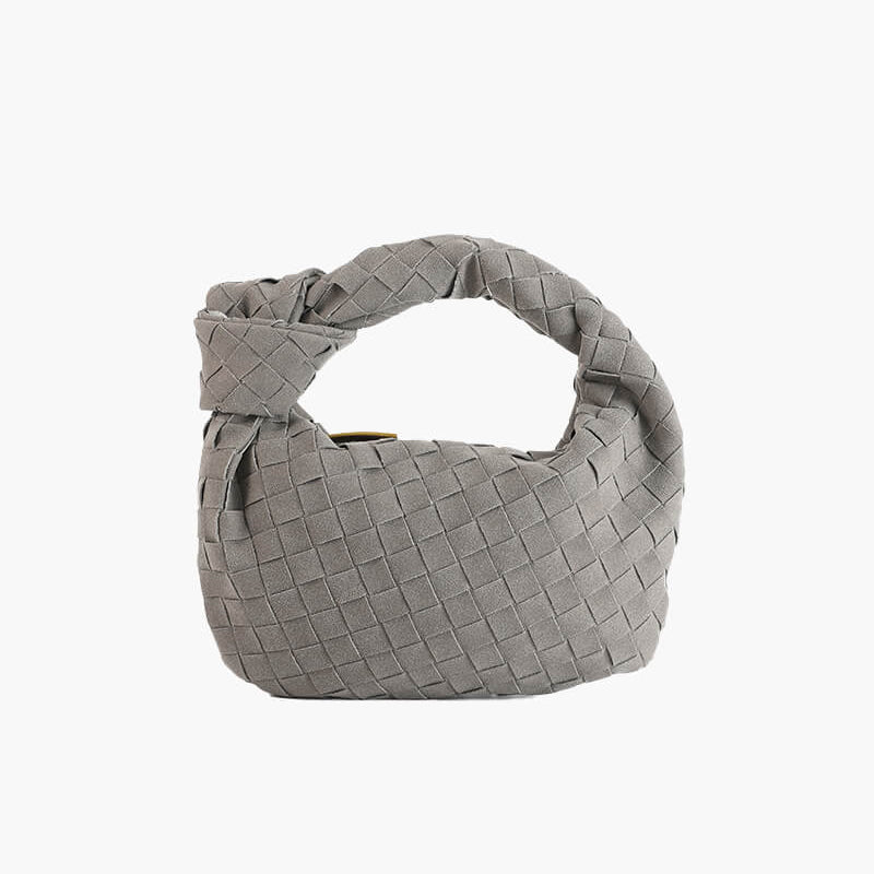 Woven Bag mini suede