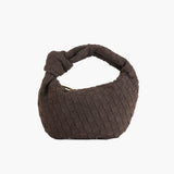 Woven Bag mini suede