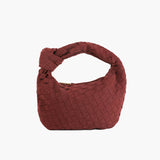 Woven Bag mini suede