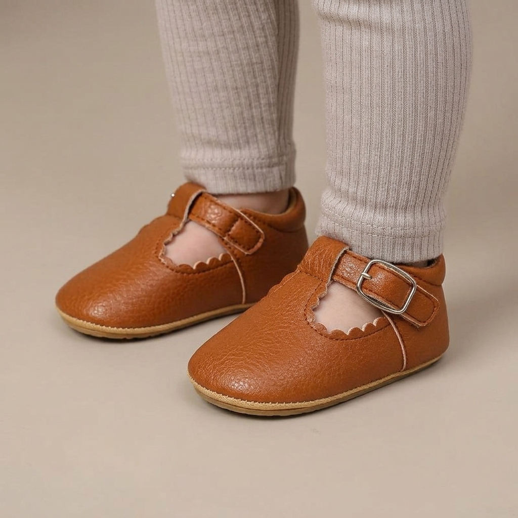 Mocassin Bébé Cuir Souple Premiers Pas