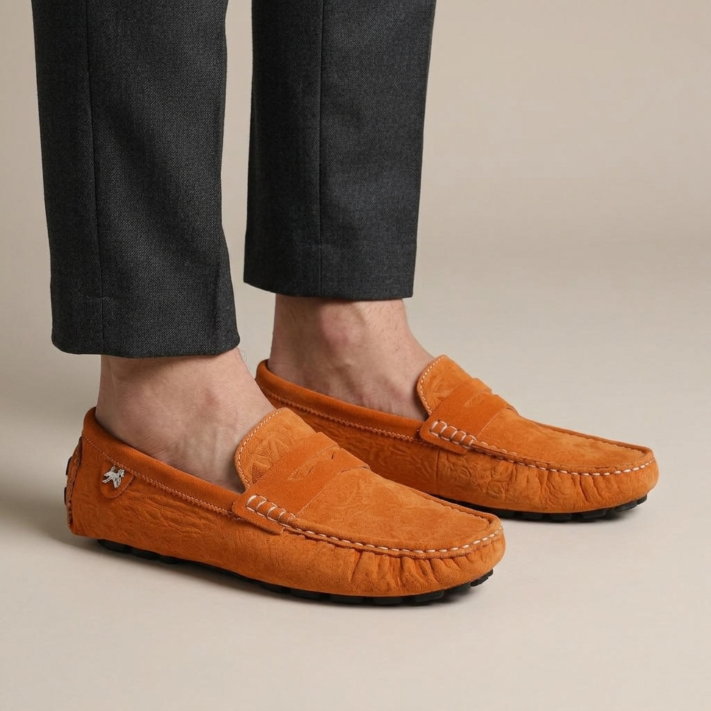 Mocassin Driver Souple à Ornement Latéral Image