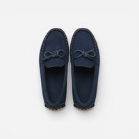 Mocassin enfant bateau bleu marine – vue arrière