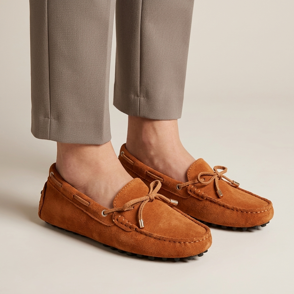 Mocassin Femme Daim Souple