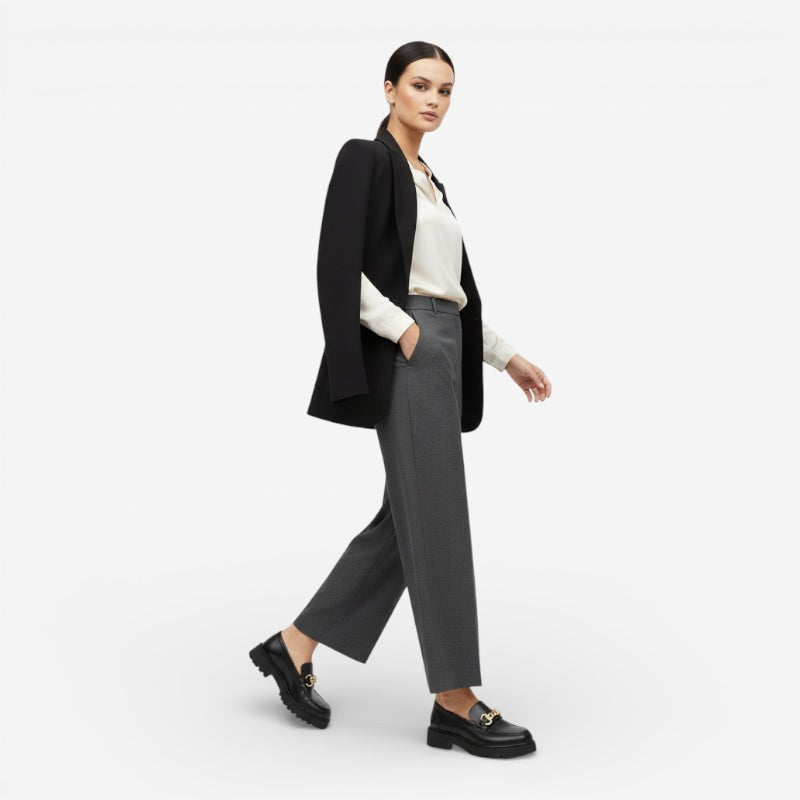 Mocassin femme plateforme noir – la paire complète
