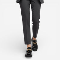 Mocassin femme plateforme noir – la paire complète