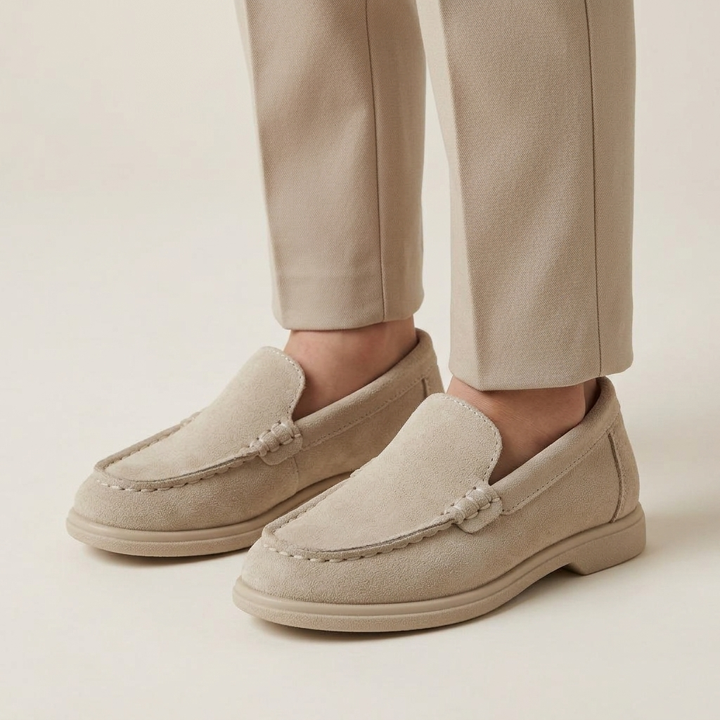 Mocassin Garçon Cuir à Petit Talon
