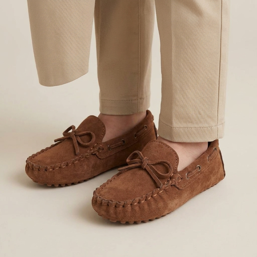 Mocassin Garçon Driver Daim