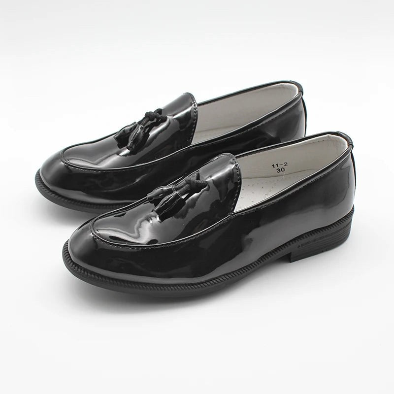 Mocassin Garçon Verni à Gland