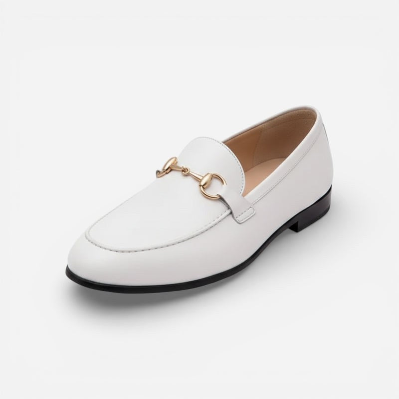 Mocassin Homme à Mors Doré et Boucle