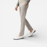 Mocassin homme mors doré blanc – détail de la finition