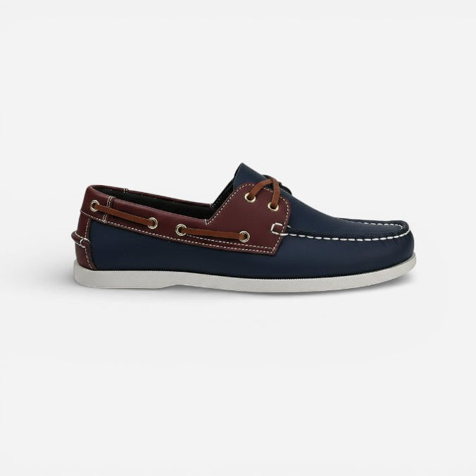 Mocassin homme bateau bleu marine – vue de profil