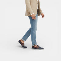 Mocassin homme bateau bleu marine – vue arrière