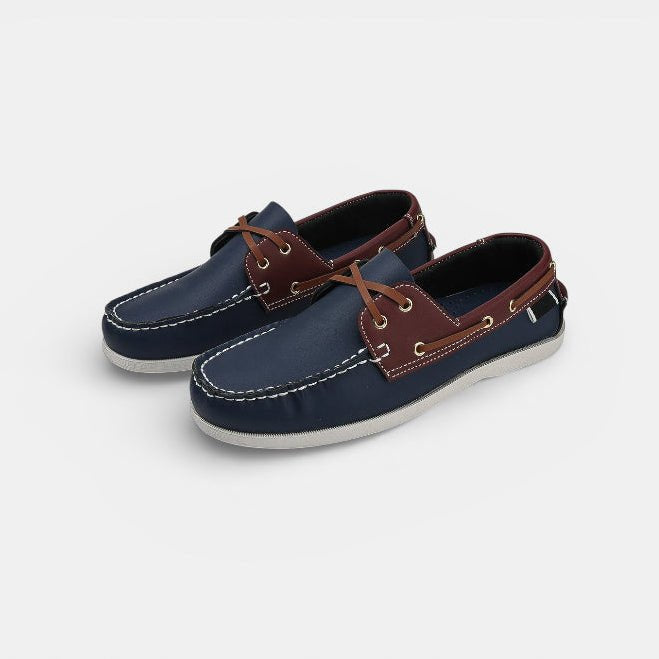 Mocassin homme bateau bleu marine – la paire complète