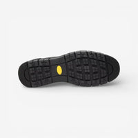 Mocassin homme cuir noir – vue de dessus