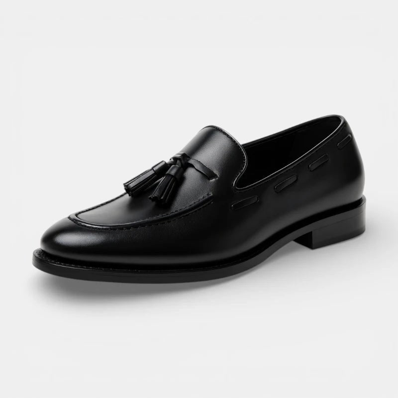 Mocassin Homme Cuir Verni à Gland