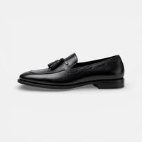 Mocassin homme à gland noir – vue de profil