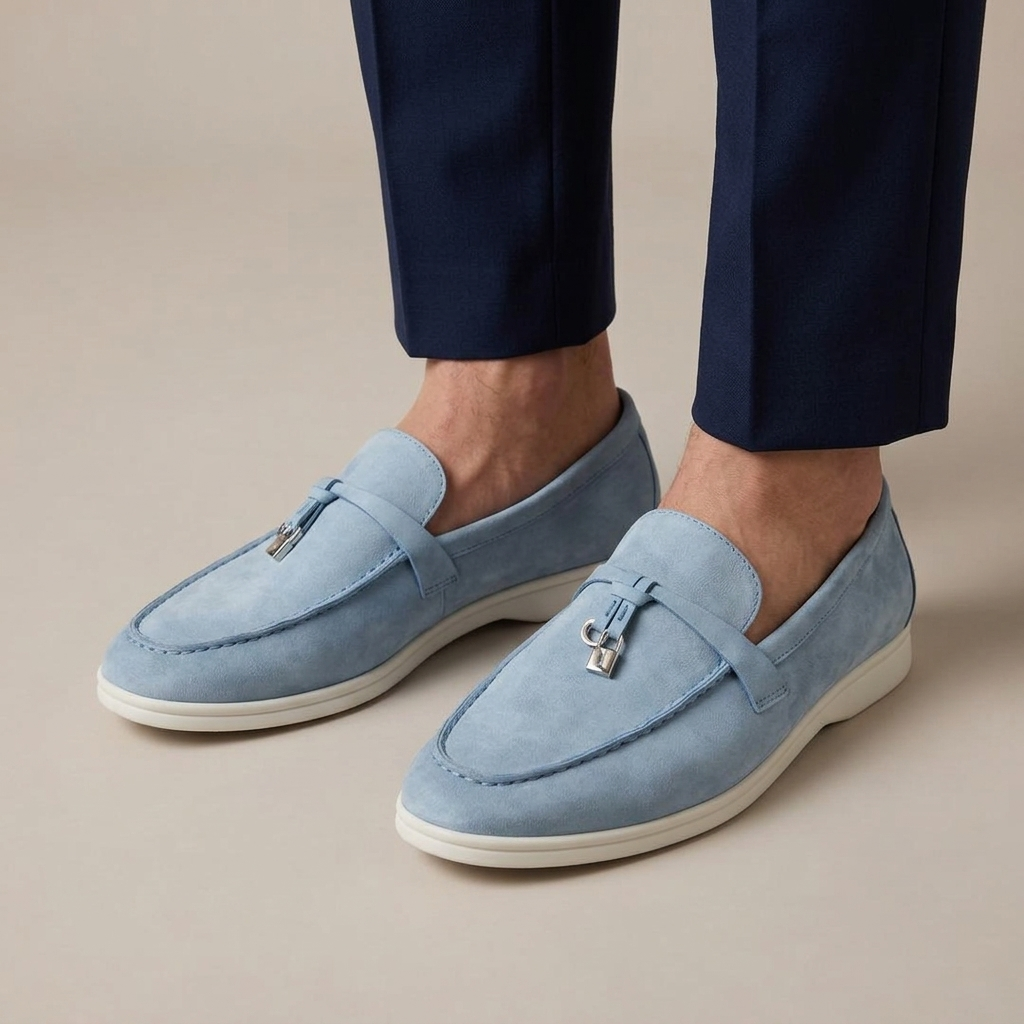 Mocassin Homme Daim Souple à Gland