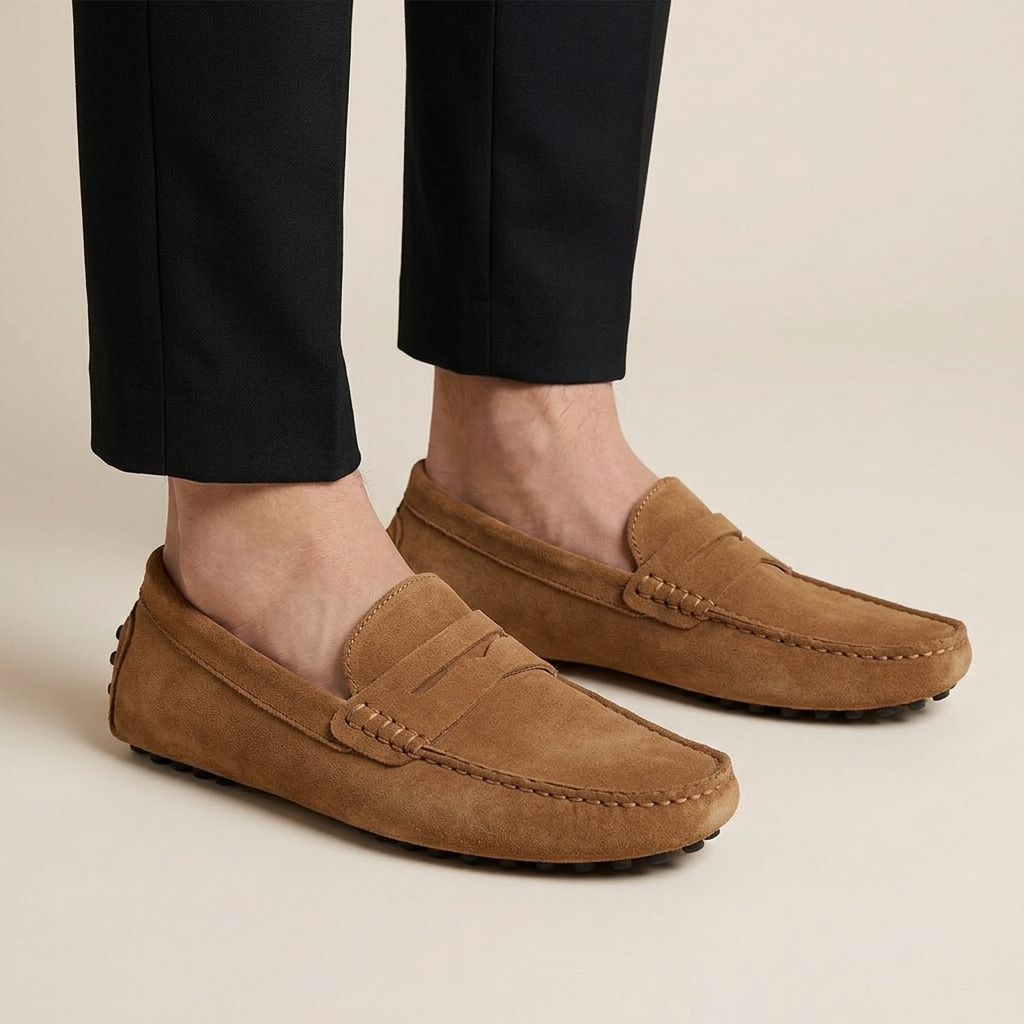 Mocassin Homme Daim Souple