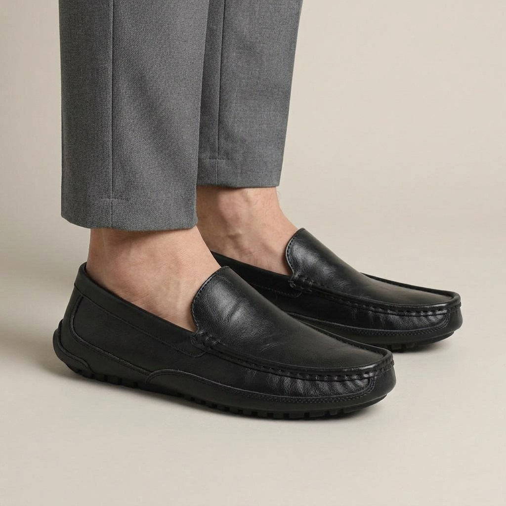 Mocassin Homme de Conduite Cuir Souple Image