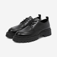 Mocassin homme compensé noir – la paire complète