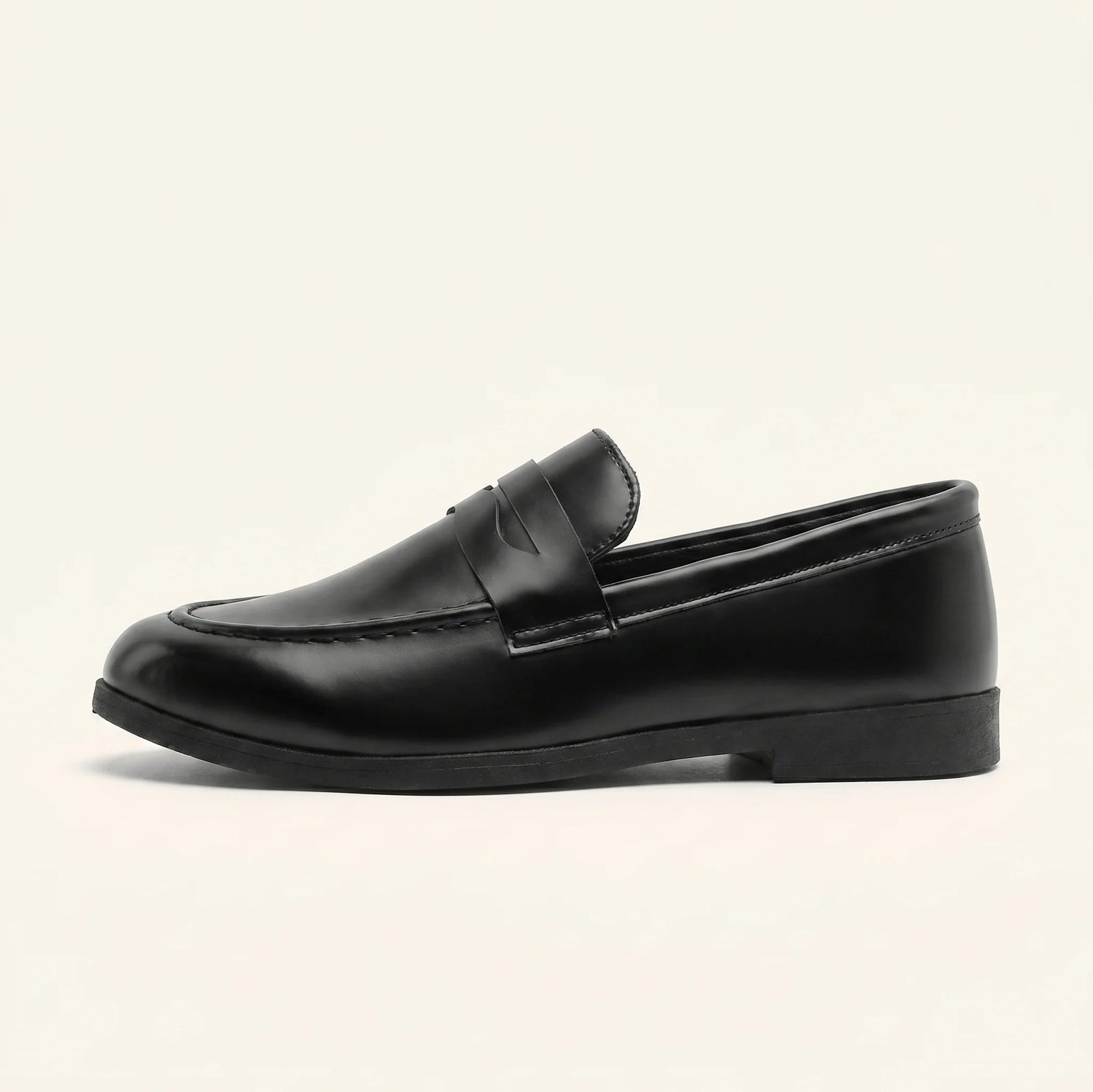 Mocassin Homme Penny Loafer Cuir Lisse