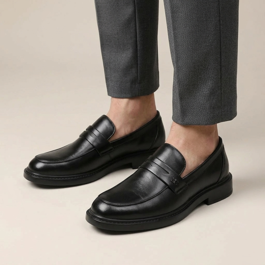 Mocassin Penny Classique Cuir Véritable